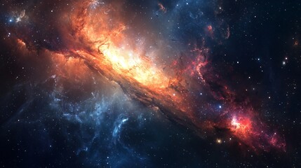 Fototapeta premium Awe-Inspiring Deep Space Exploration Image for Science Lovers and Astronomers