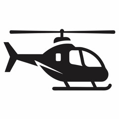 military helicopter vector illustration