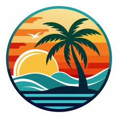 palm tree on the beach