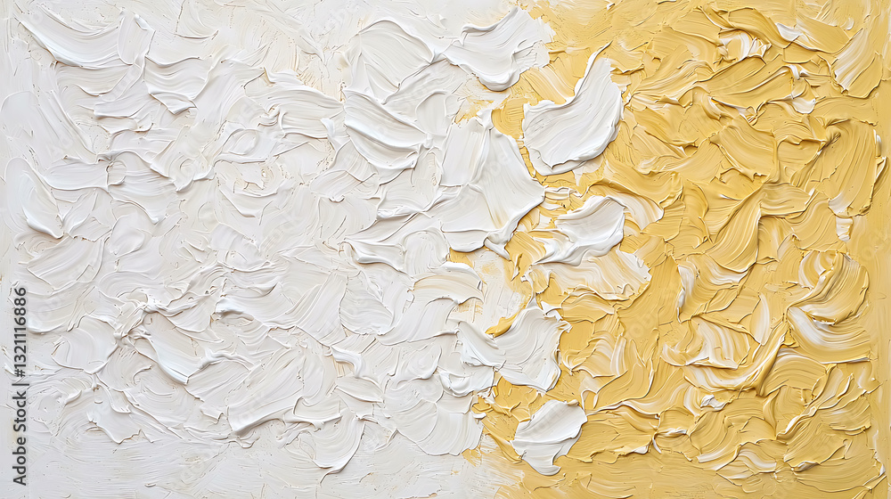 Poster abstract art creation studio painting textured environment close-up view color contrast concept