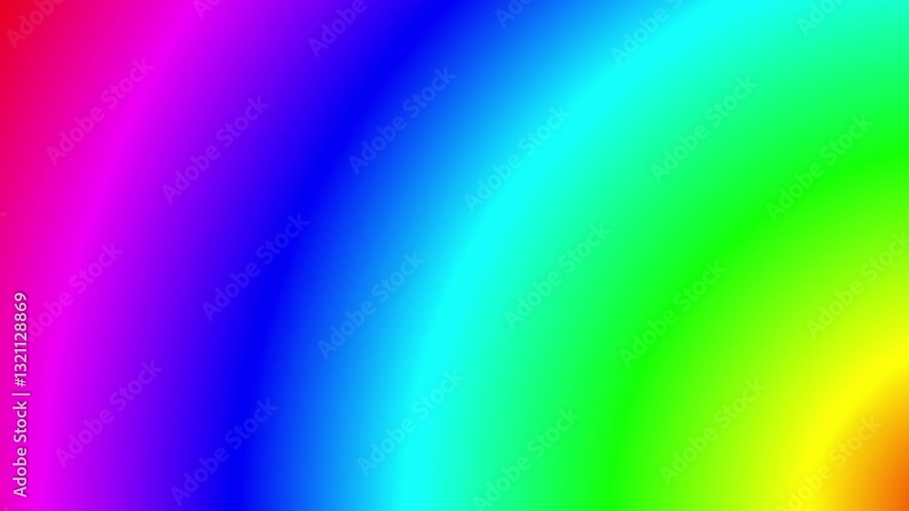 Poster seamless loopable gradient rainbow color curve lines for abstract background - 4k loopable animation