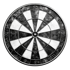Dartboard Target Isolated On transparent Background, Concept For Business Strategy.