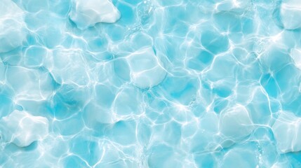 Obraz premium Shimmering turquoise water surface texture