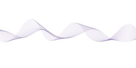  Abstract colorful wave element for design. Digital frequency track equalizer. Stylized line art background. Vector illustration.