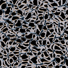 Modern geometrical surreal seamless surface in cozy grey tones. Psychedelic background for interior decor, wallpaper, wall panel, textile, poster, web banner, mobile apps, image of blog. 