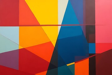 Fototapeta premium Dynamic abstract shapes art gallery digital artwork contemporary environment artistic perspective modern concept