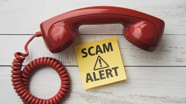 Scam Alert! Beware of fraudulent calls. Protect yourself from phone scams. Stay vigilant and report suspicious activity.