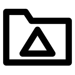Folder regular icon