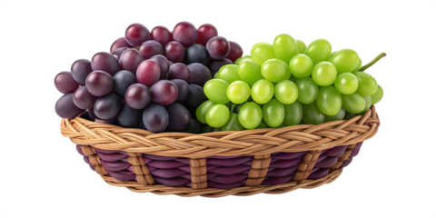 basket of fresh grapes, fruit, food, grapes, grape, green, fresh, isolated, healthy, bunch, white, ripe, red, basket, diet, juicy, apple, fruits, berry, vegetarian, sweet, autumn, vine, agriculture, o