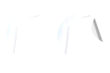 Blank Round Sticker for Mock up Template