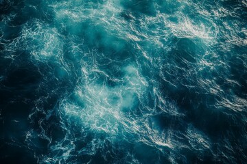 Sunlight streaming through ocean depths. AI generated