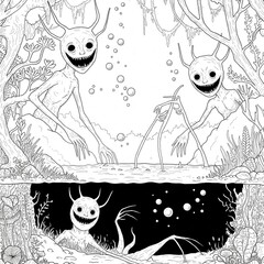 The images may seem a bit unsettling at first, but that's okay. They reflect the sometimes-challenging nature of anxiety. But by coloring, you're not just filling in lines; you're bringing light to th