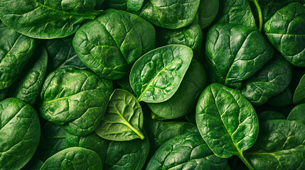 Vibrant green spinach leaves fresh healthy food background diet leaf plant vegan salad nature recipe