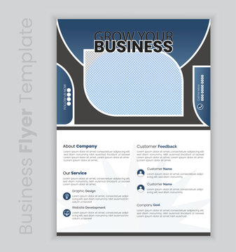 Corporate Business Flyer And Leaflet Design template