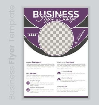 Corporate Business Flyer And Leaflet Design template