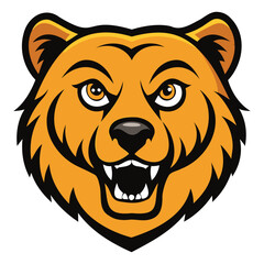 Beer Head Mascot Logo Vector Design