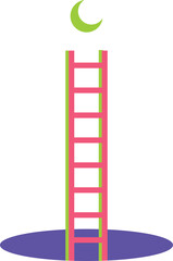 Retro ladder and staircase