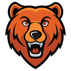 Beer Head Mascot Logo Vector Design