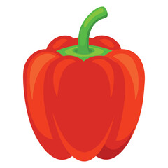 Vibrant Bell Pepper Vector Design