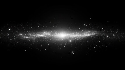 Galactic center, swirling nebula, cosmic dust, space exploration, distant galaxy