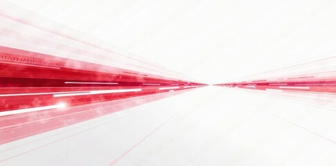 Vibrant red speed line pattern on white background for modern designs and corporate use, speed, background