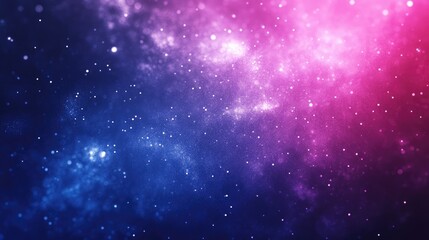 Fototapeta premium Vibrant cosmic background showcasing a blend of purple and pink hues with scattered stars, ideal for digital art projects