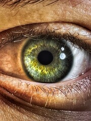 eye of the girl