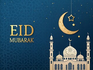 eid mubarak greeting card