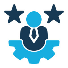 Professionalism Icon - Duo Tone Style - Business Value Themes
