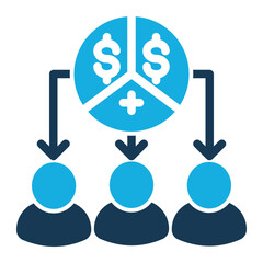 Shareholder Icon - Duo Tone Style - Business Value Themes