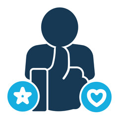 Customer Review Icon - Duo Tone Style - Business Value Themes