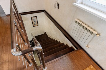 interior apartment room stairs, steps staircase inside house