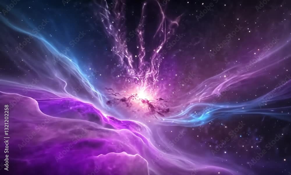 Poster Abstract Nebula Galaxy Exploration: Visualizing Cosmic Wonders and Interstellar Clouds