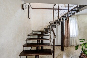 interior apartment room stairs, steps staircase inside house
