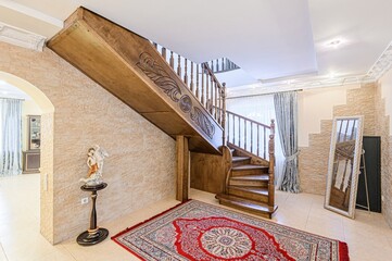 interior apartment room stairs, steps staircase inside house