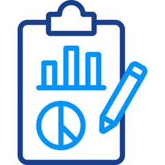 Obraz premium Quantitative Icon