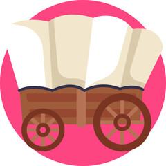 Western Wagon – A classic cowboy-era carriage with large wheels, commonly used for travel and carrying supplies.