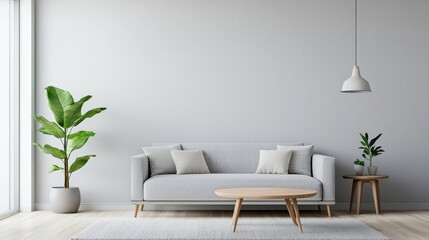 Minimalist urban coliving apartment with contemporary furniture and open spaces