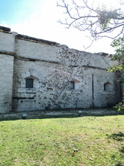 There exists a very ancient and historical building that has significantly deteriorated over time,...