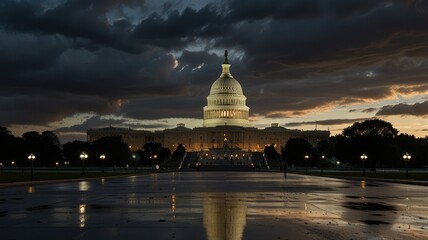Obraz premium night view of the city