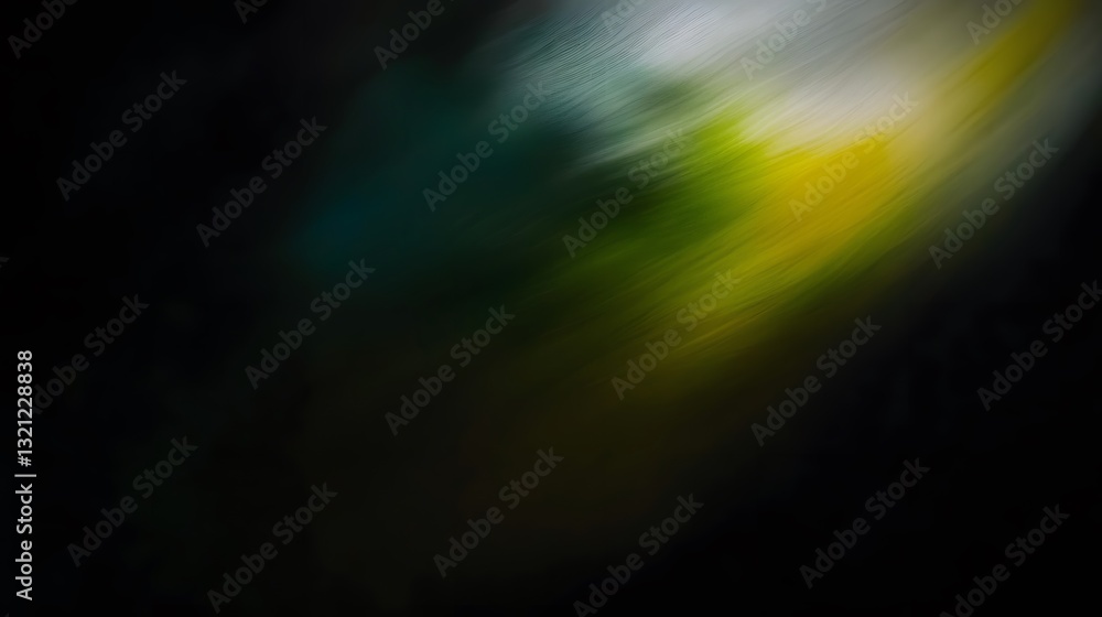 Poster abstract colorful light rays emanating from a dark background space