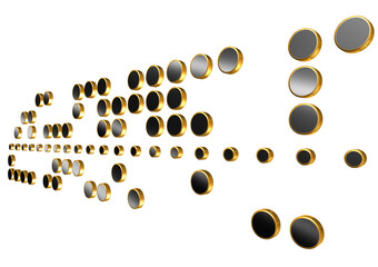 walec, kropka, podkładka, kod, sterowanie