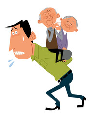 高齢者を支える現役世代