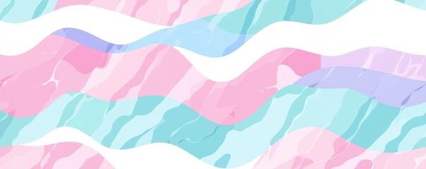 Fototapeta premium Abstract Pastel Wave Background Pink Blue and Purple Swirls
