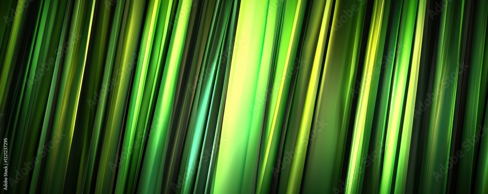 Poster abstract green and yellow diagonal lines background texture modern design dynamic stripes