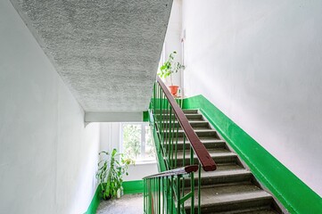 interior apartment room stairs, steps staircase inside house