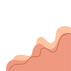 Aesthetic Leaf Corner Element
