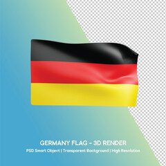 Germany Flag 3D Render