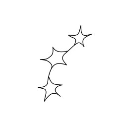 Stylized stars with orbit