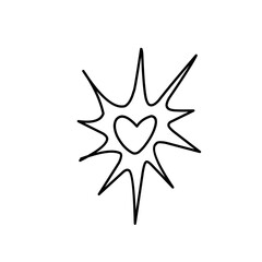 Stylized stars with orbit